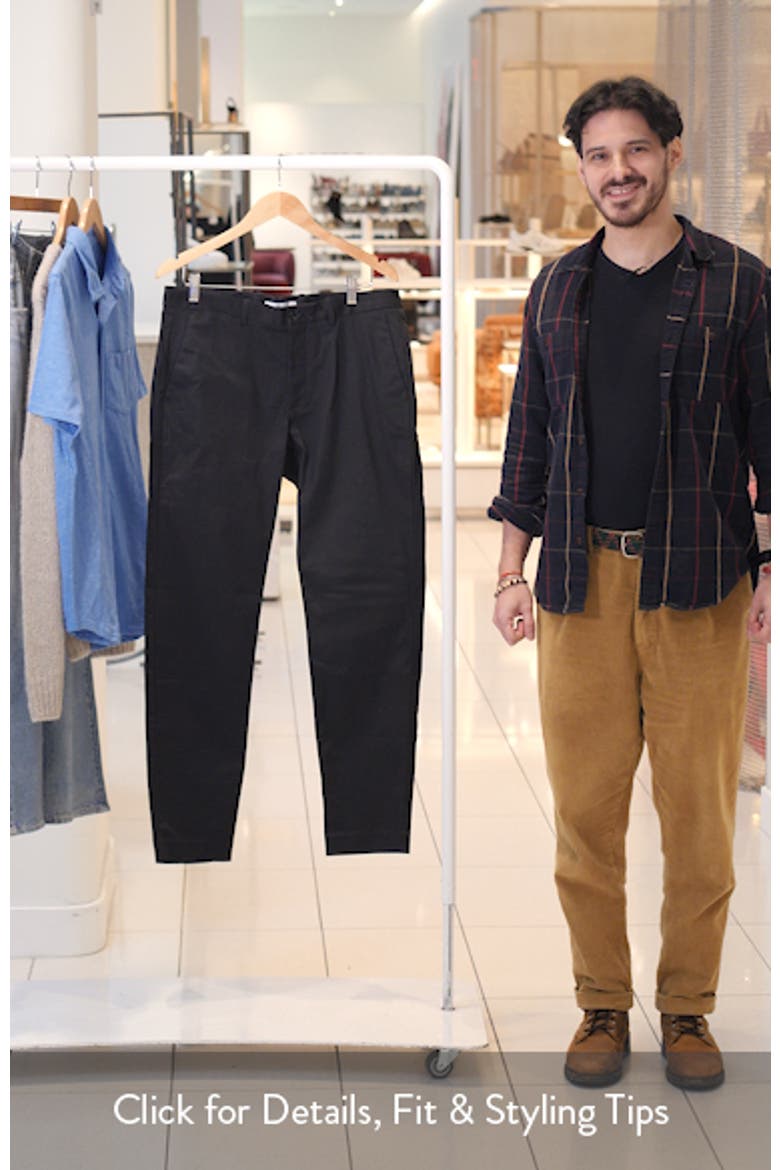 Dublino Slim Fit Flat Front Stretch Stretch Chinos video