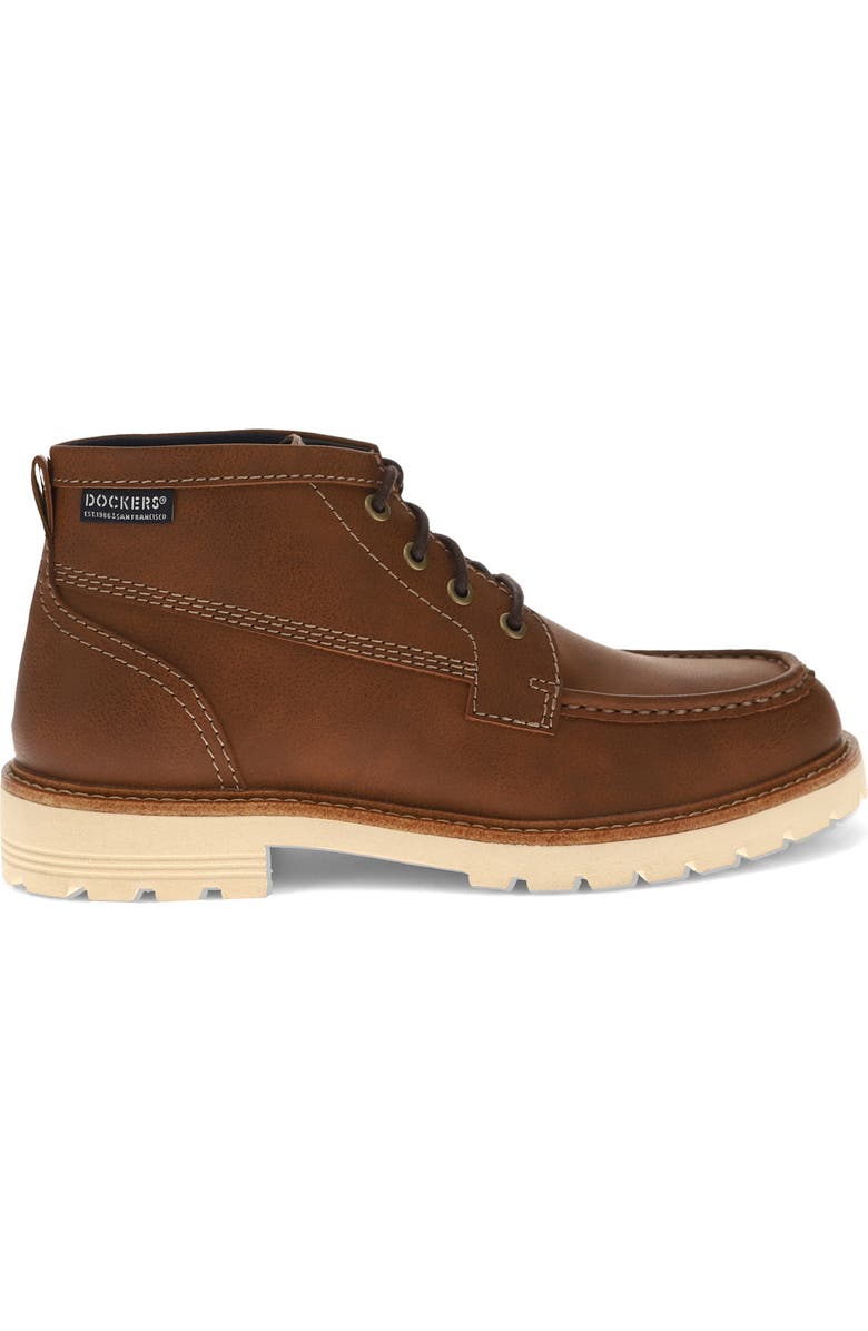 Dockers<sup>®</sup> Moc Toe Boot, Alternate, color, Cognac