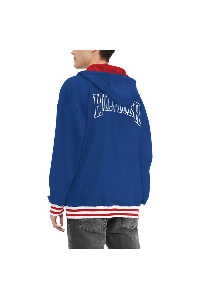 Men's Tommy Hilfiger Royal New York Giants Aaron Quarter-Zip Hoodie, Alternate, color, Royal