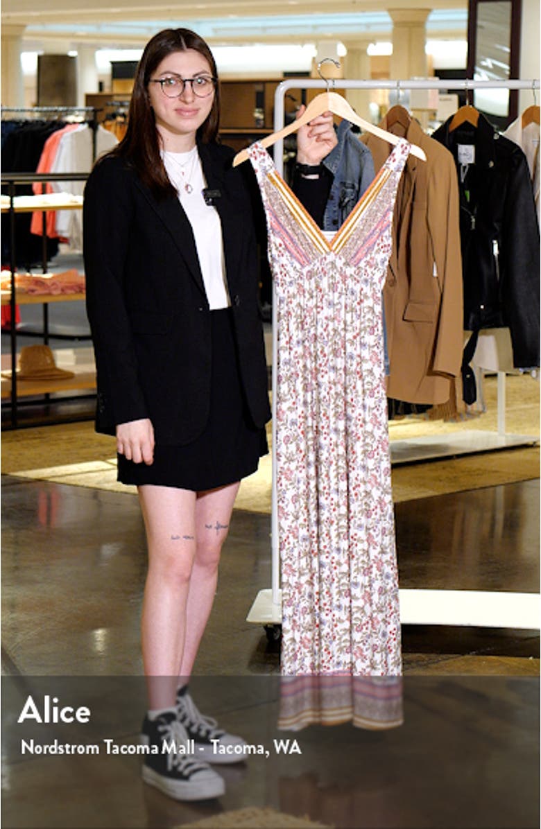 Empire Waist Jersey Maxi Dress, sales video thumbnail