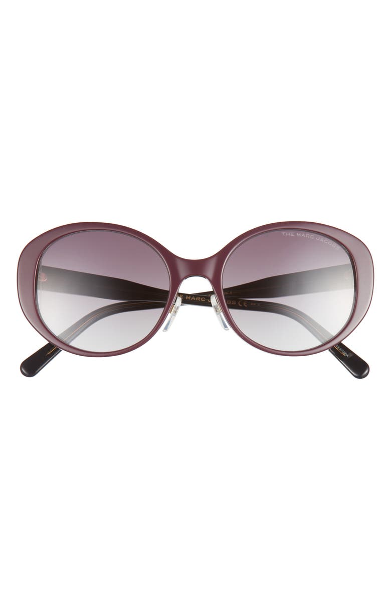 Marc Jacobs 54mm Oval Sunglasses, Main, color,