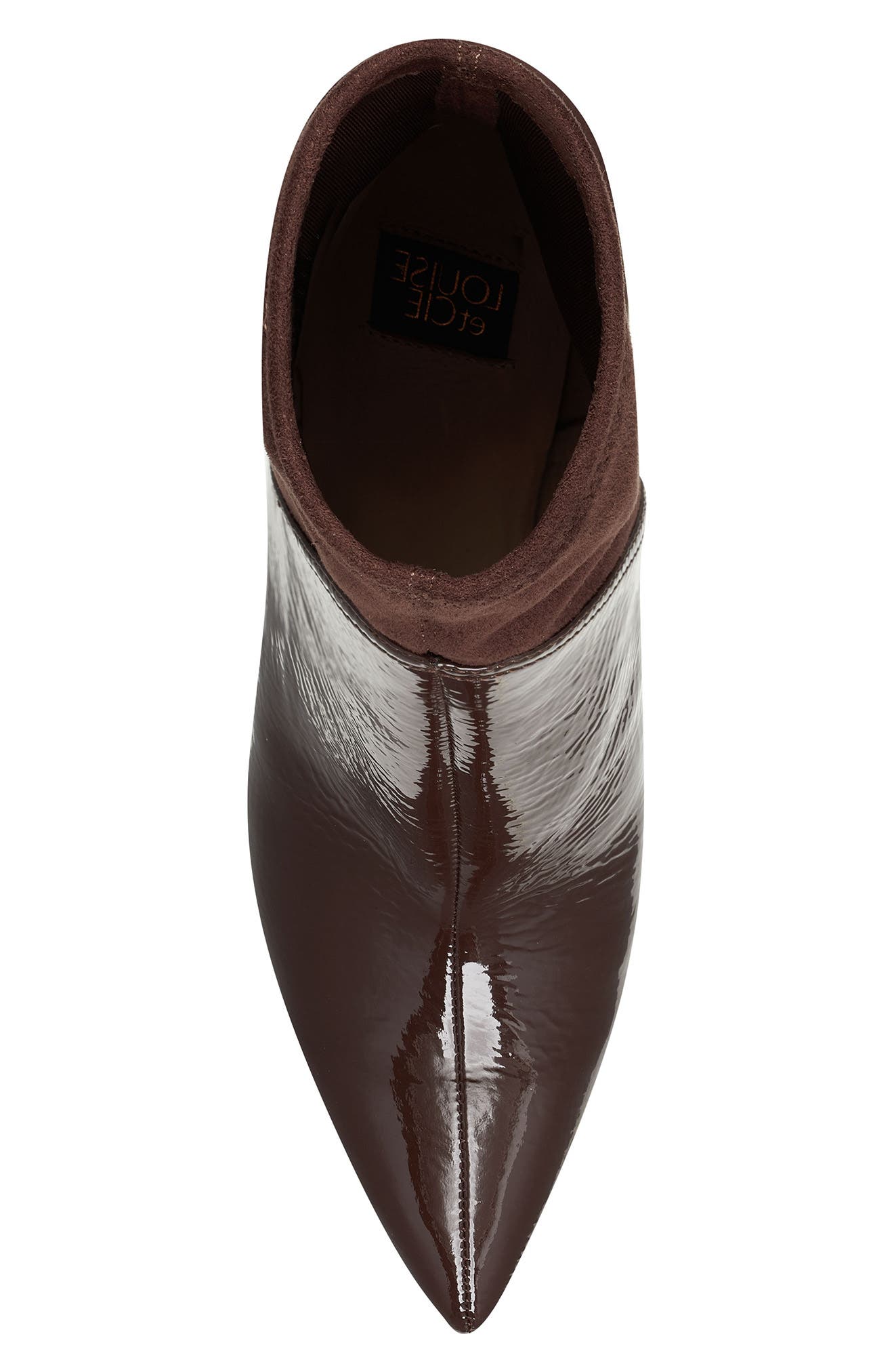 Jadran Pointed Toe Bootie, Alternate, color, COCOA BROWN