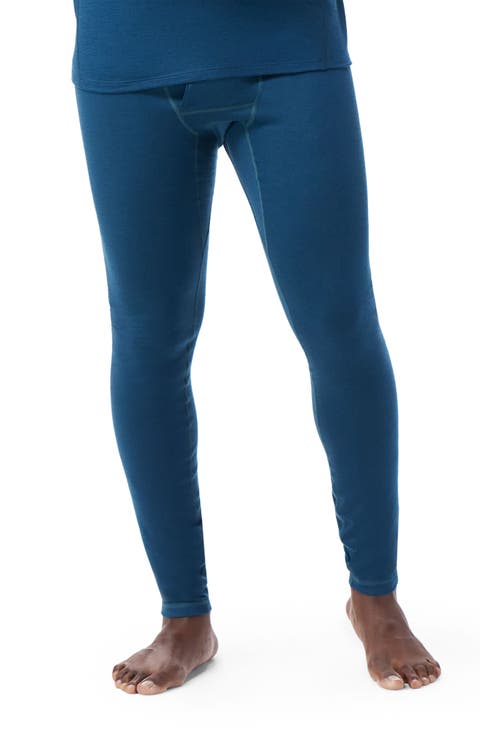 Classic Slim Fit All Season Merino Wool Blend Base Layer Bottoms
