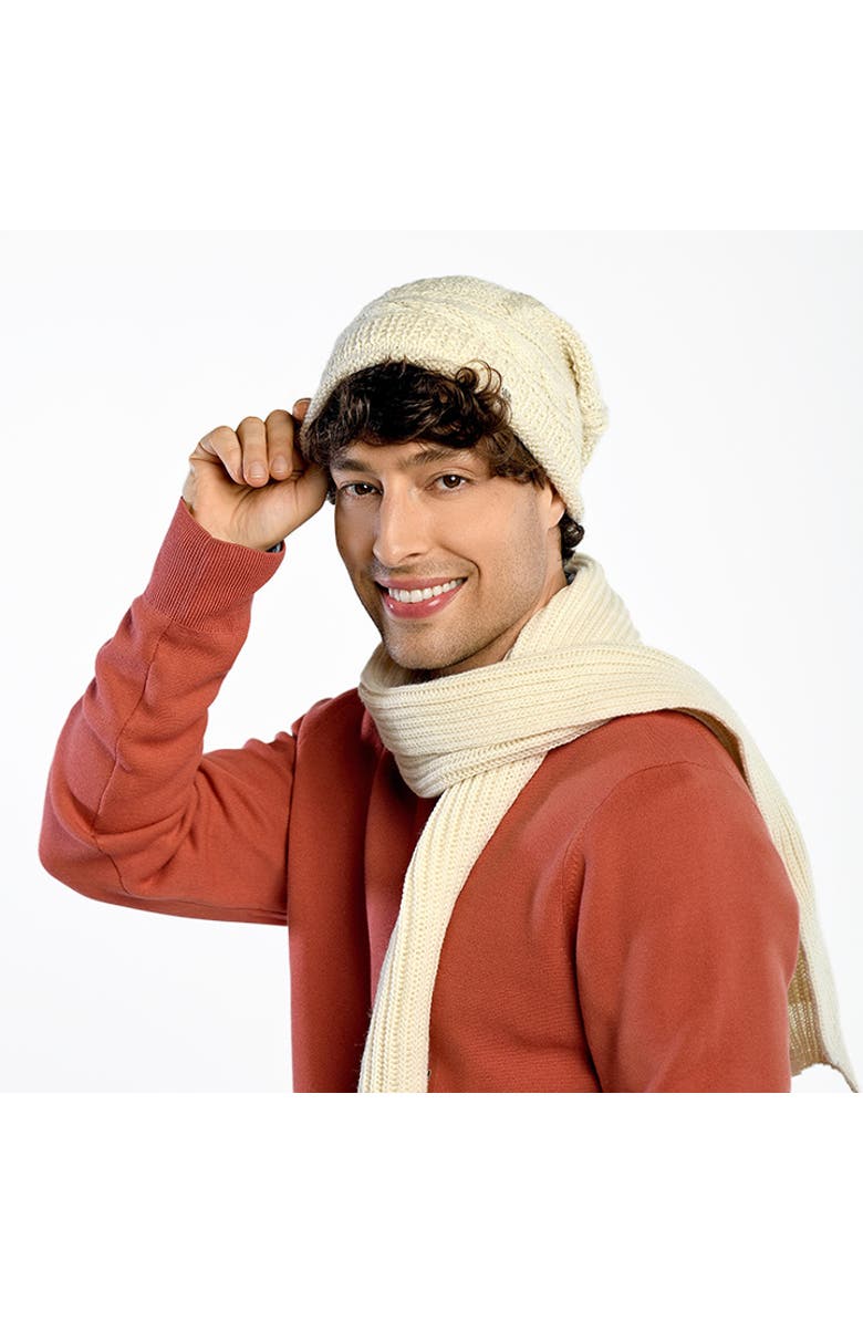 Nirvanna Designs Fern Hat, Alternate, color, White