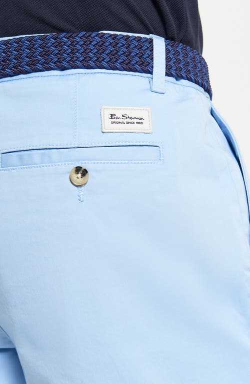 Ben Sherman Signature Stretch Twill Chino Shorts In Pale Blue