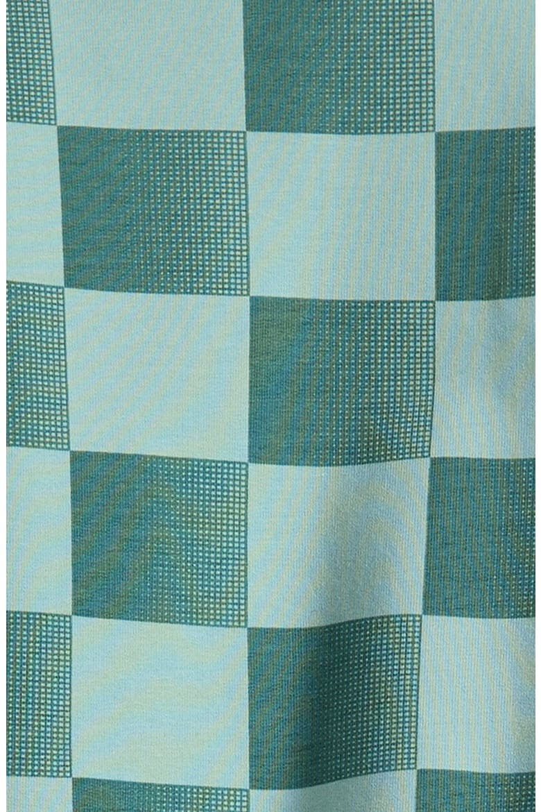 Checkerboard Sweatshirt & Joggers Set, Alternate, color, LIGHT TURQUOISE