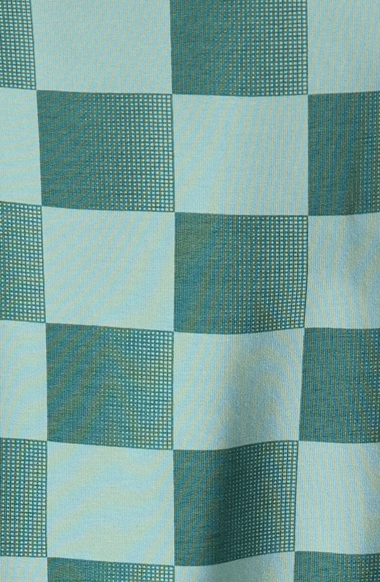 miles Checkerboard Sweatshirt & Joggers Set, Alternate, color, Light Turquoise