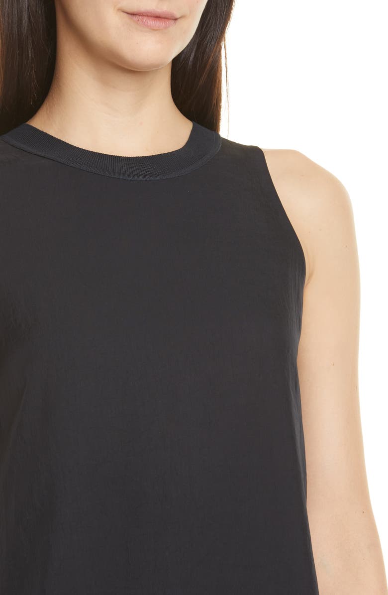 Vince Crew Neck Tank Top, Alternate, color, Black