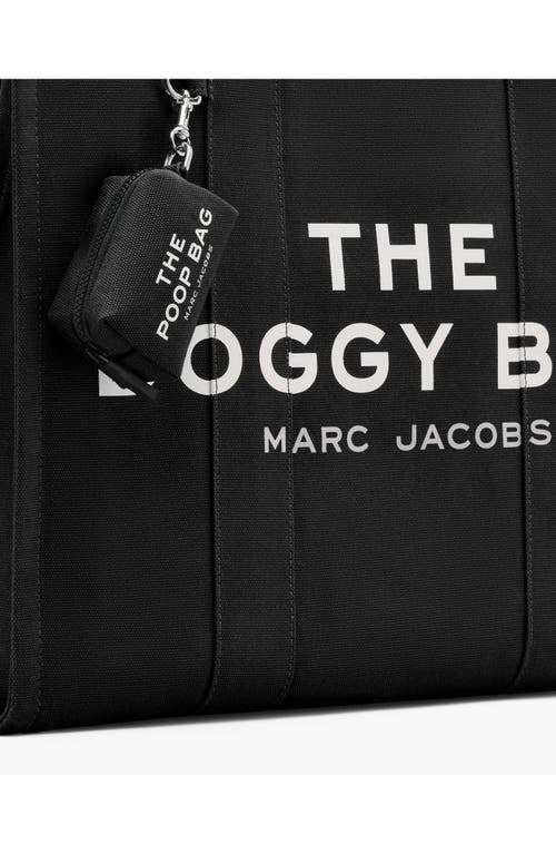 Marc Jacobs The Doggy Cotton Canvas Tote In Black