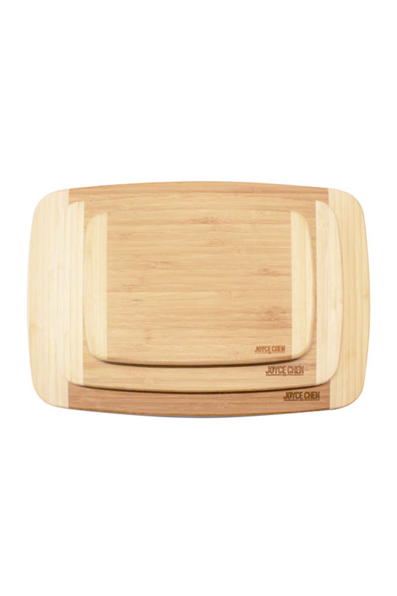 Burnished Cutting Board Set, 3 pack, Alternate, color, Bamboo