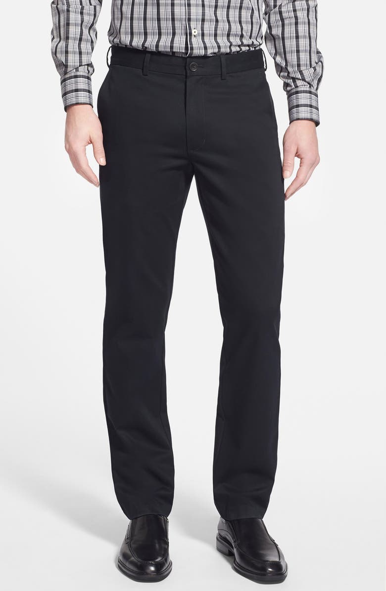 NORDSTROM MEN'S SHOP Smartcare<sup>™</sup> Slim Leg Twill Pants, Main, color, 
