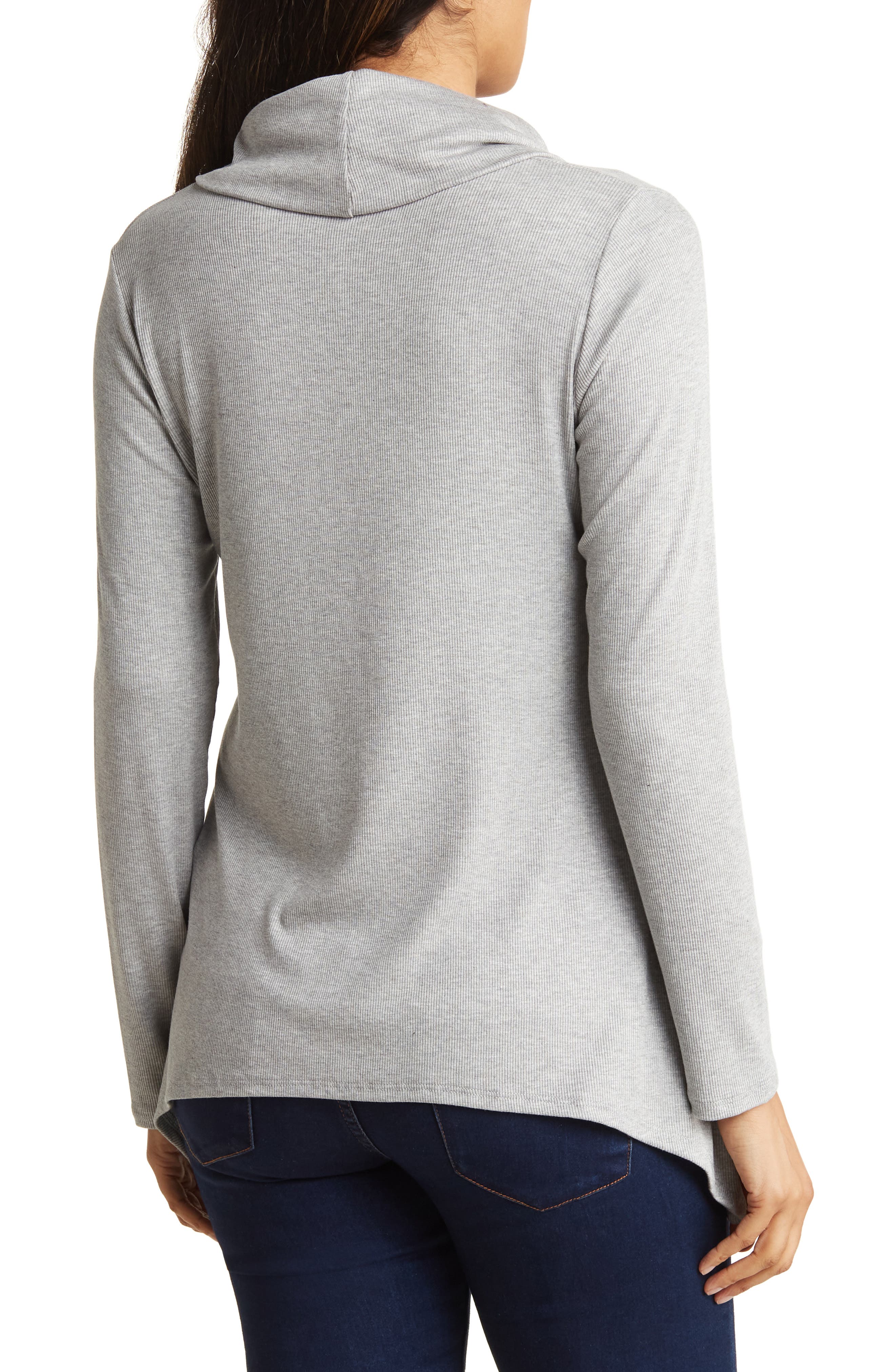Cowl Neck Asymmetric Top - image 4