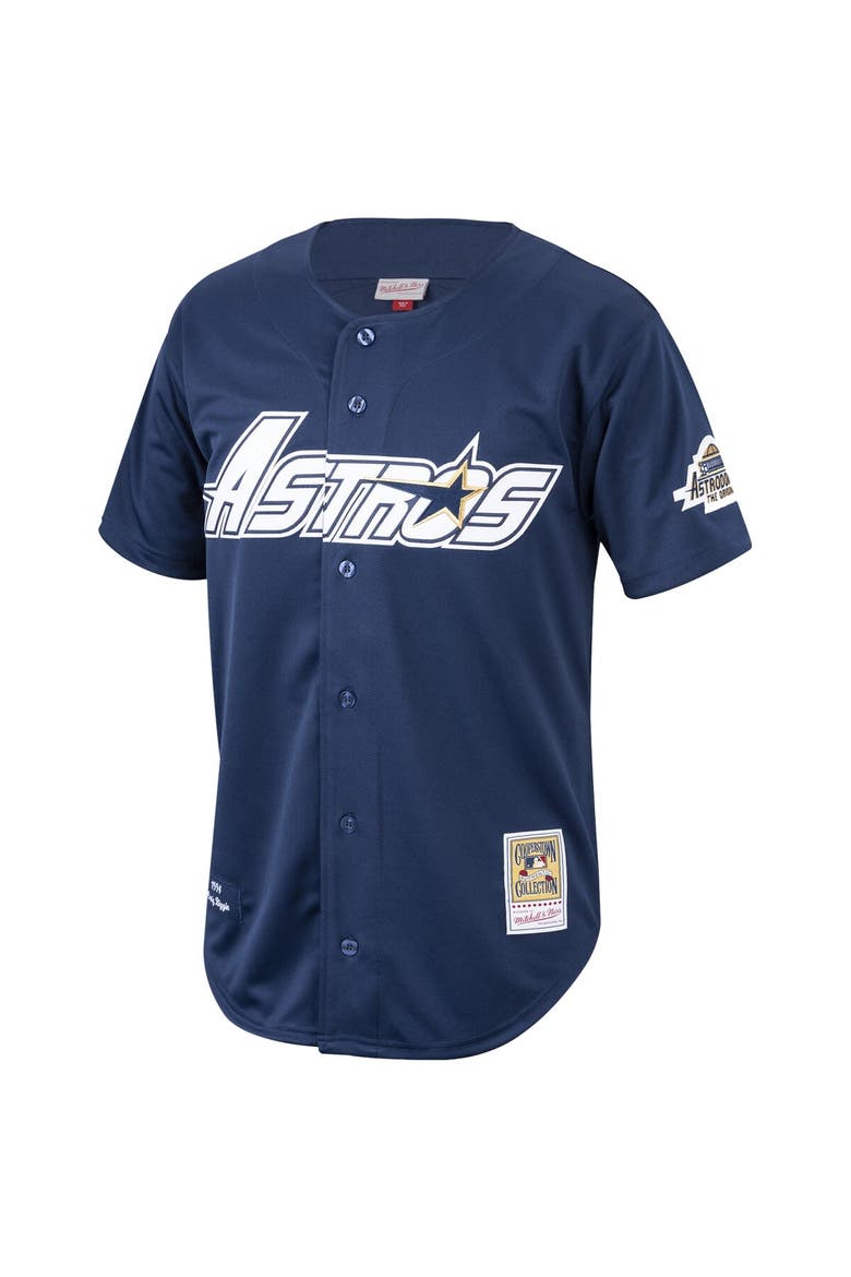Men's Mitchell & Ness Craig Biggio Navy Houston Astros Cooperstown Collection 1994 Authentic Jersey, Alternate, color, Navy
