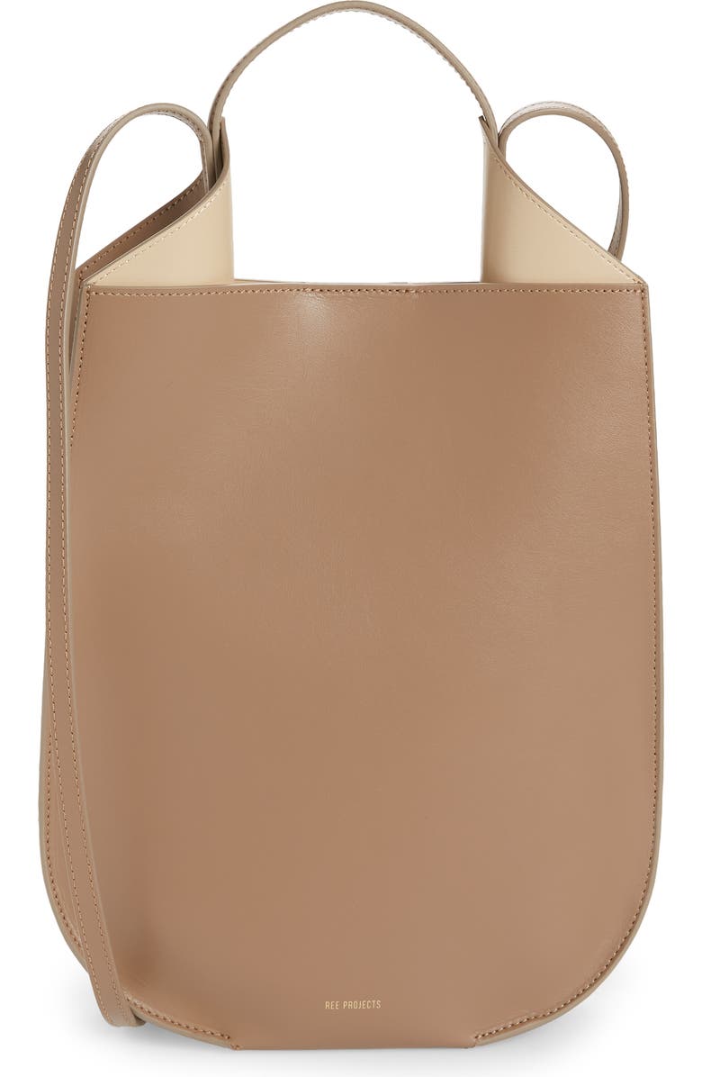 Ree Projects Mini Helene Leather Hobo Bag, Main, color,