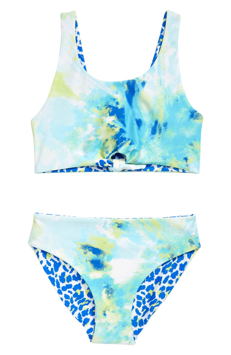 Treasure & Bond Kids' Reversible Two-Piece Swimsuit, Main, color, 