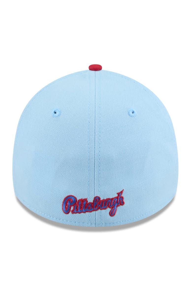 New Era Men's New Era Light Blue/Red Pittsburgh Pirates 2025 Fourth of July 39THIRTY Flex Hat, Alternate, color, Light Blue