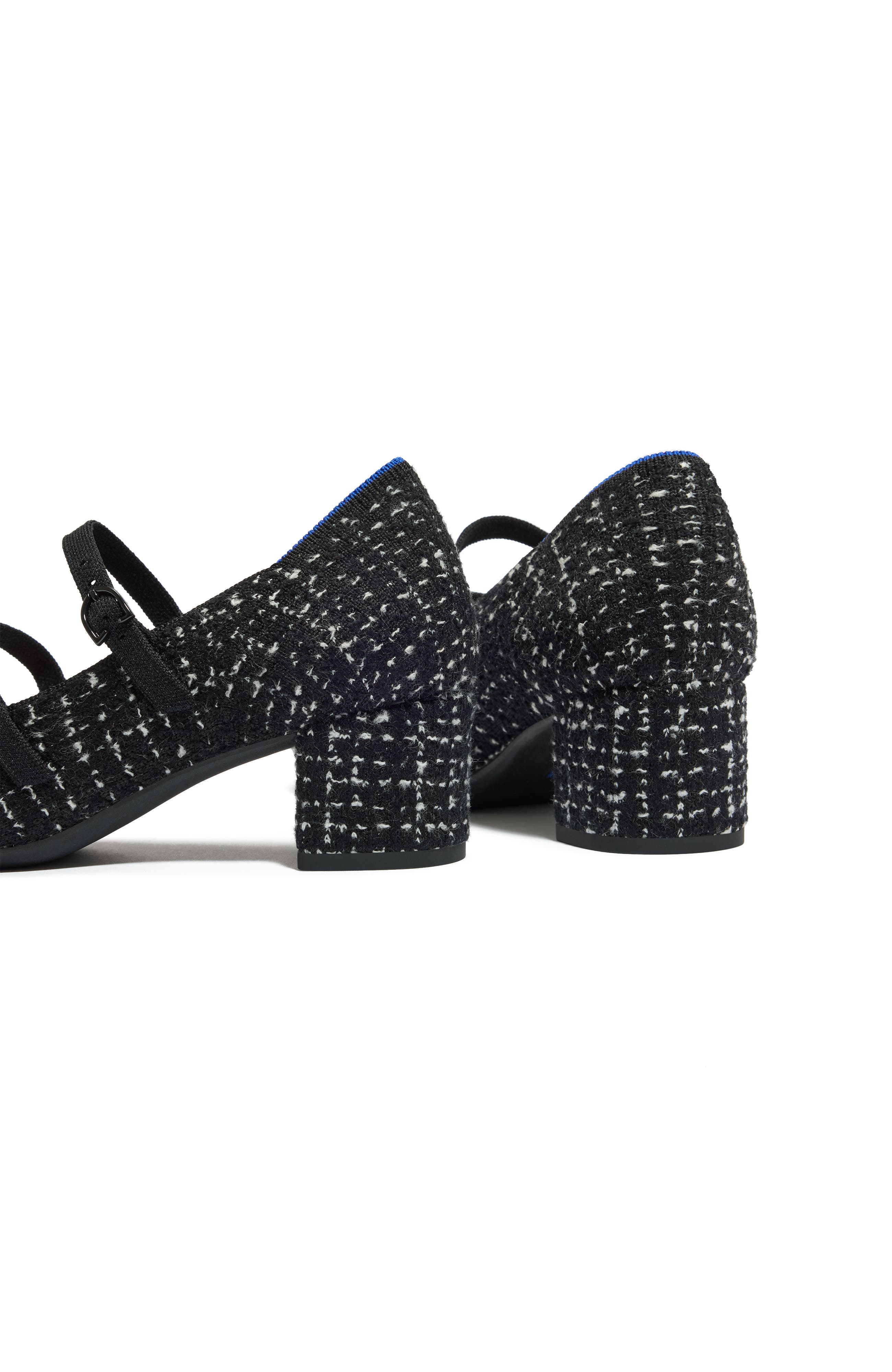 Rothy
s The Double Buckle Mary Jane Heel, Alternate, color, Twilight Tweed