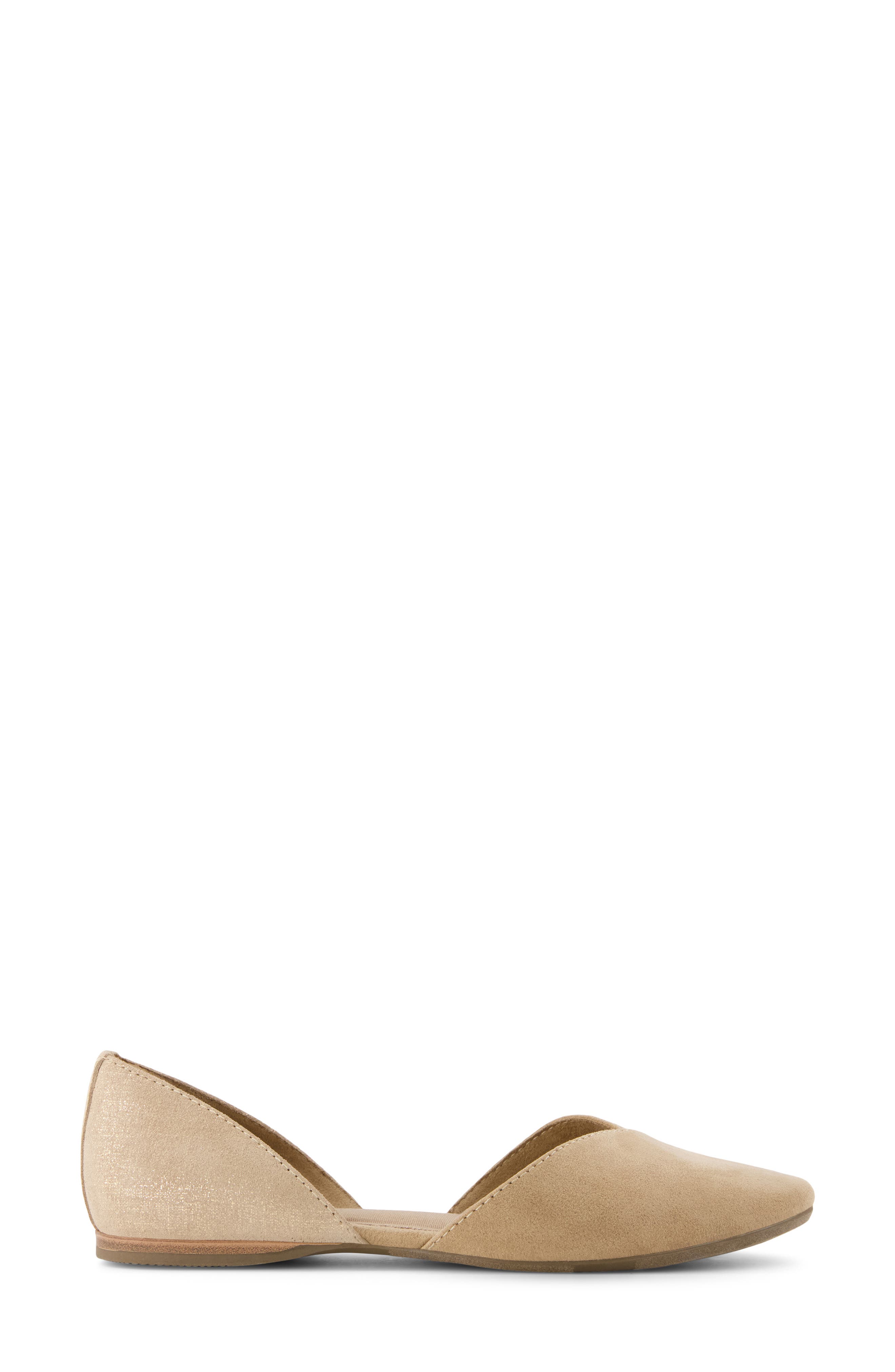 Gemma d’Orsay Flat, Alternate, color, MEDIUM BEIGE