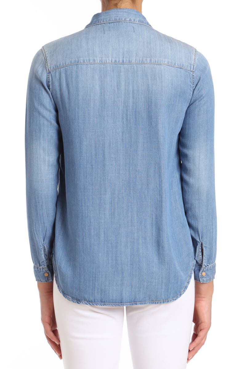 Mavi Jeans Sammy Indigo Gold Denim Shirt, Alternate, color, 