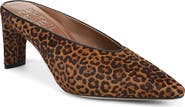 27 EDIT Naturalizer Emerson Croc Embossed Leather Pointed Toe Mule