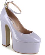 ZIGI Nikole Ankle Strap Platform Pump