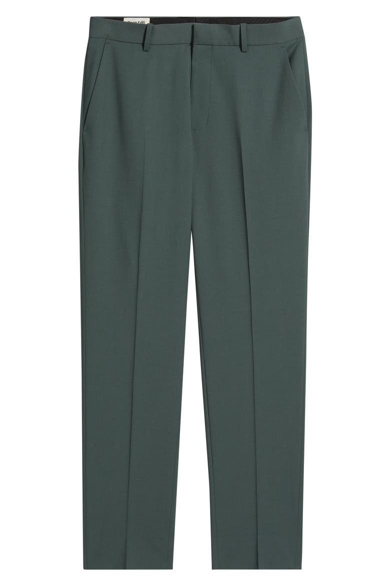 Skinny Fit Pleated Suit Pants, Alternate, color, GREEN URBAN