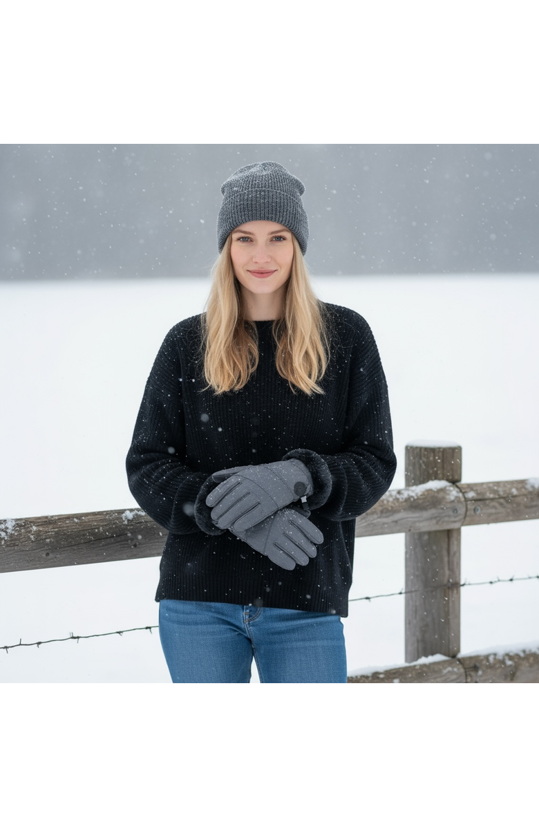 CANADA WEATHER GEAR Women's Winter Touchscreen Gloves, Alternate, color, Grey