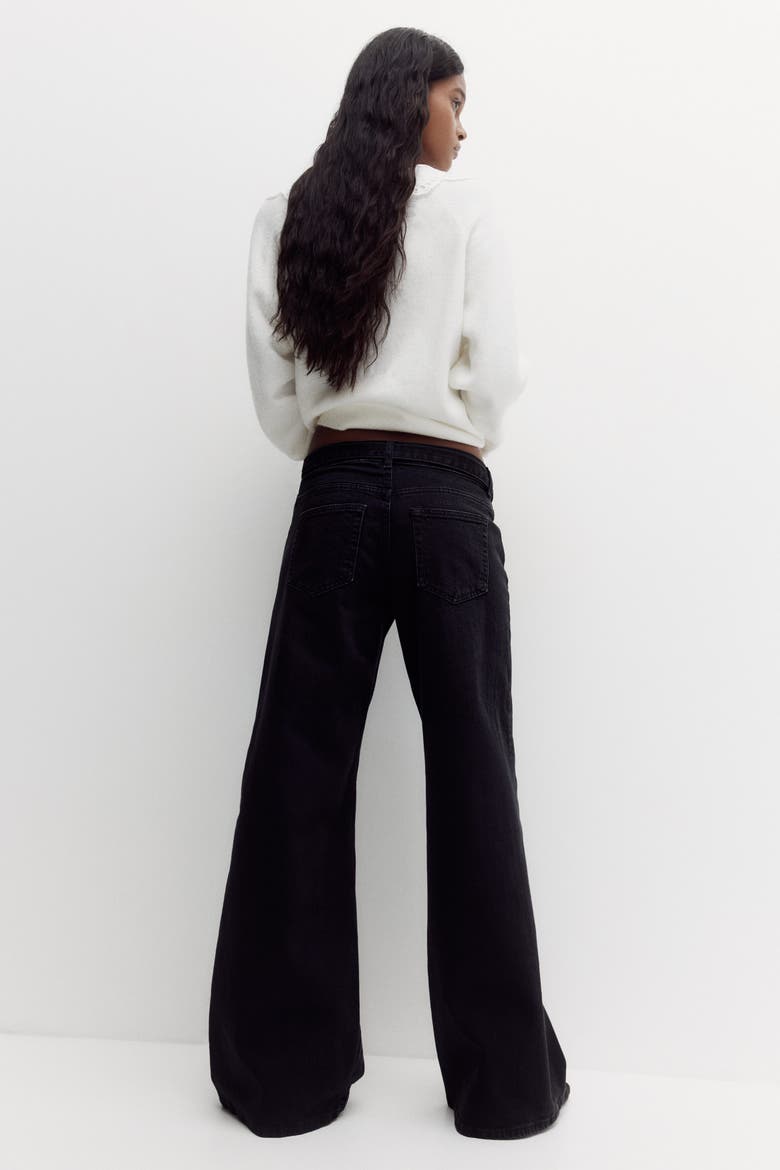 Wide Ultra High Jeans, Alternate, color, Black