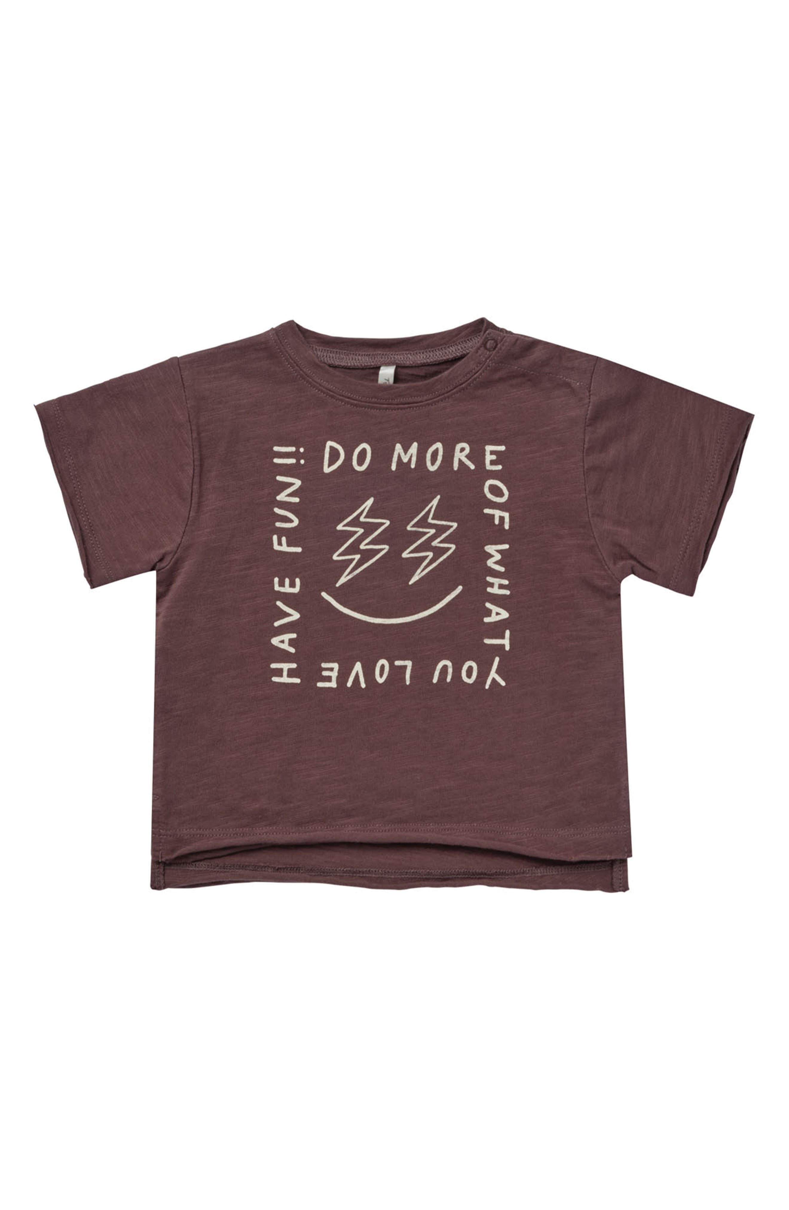 Rylee + Cru Have Fun Raw Edge Cotton Graphic T-Shirt | Nordstromrack