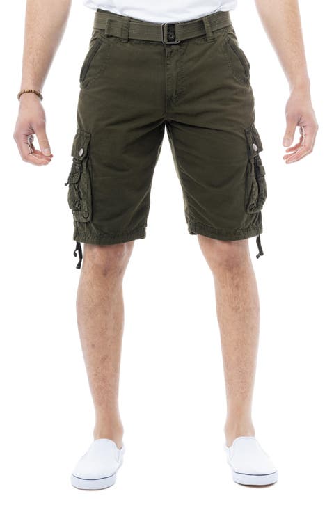 Belted Cargo Shorts