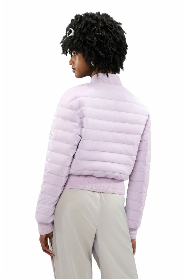 Women's Cluza Reversable Quilted Bomber Jacket, Alternate, color, Orchid Ice