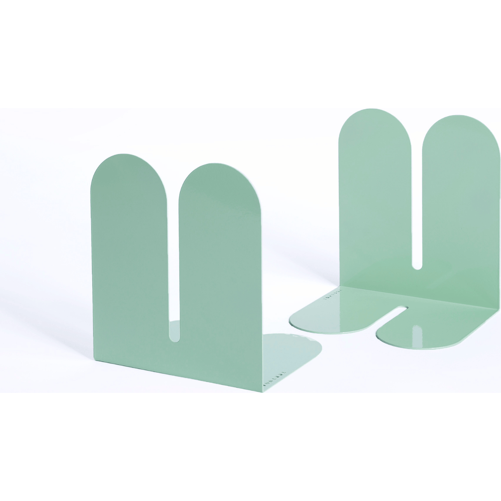 Tortuga Forma Dumbo Bookend Pair Colorful Series In Green