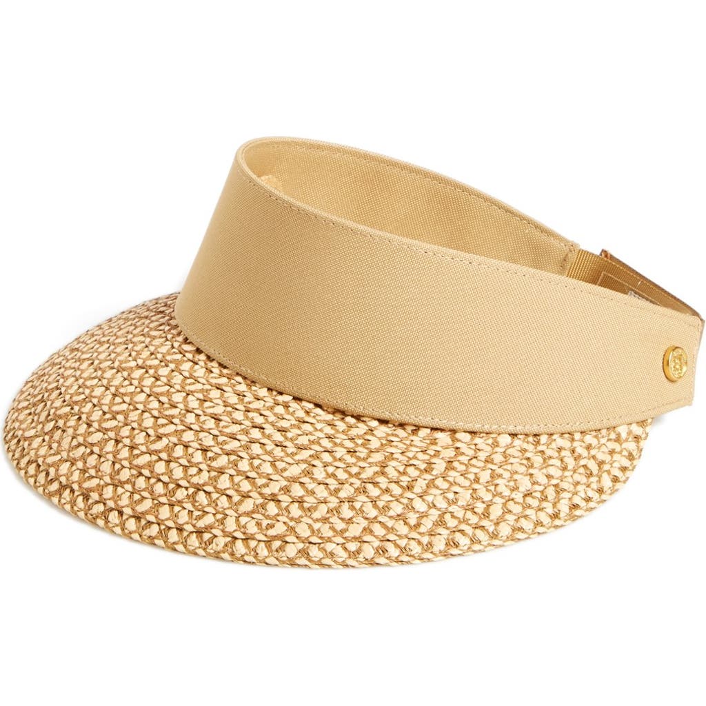 Eric Javits 'Squishee® Champ' Custom Fit Visor in Peanut at Nordstrom