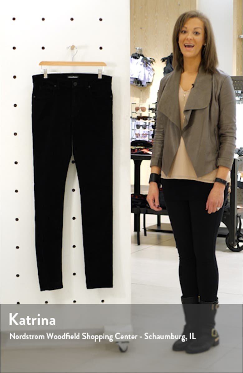 Greyson Velveteen Skinny Fit Jeans, sales video thumbnail