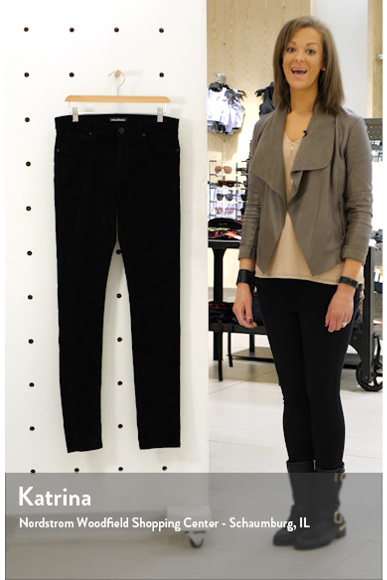 Greyson Velveteen Skinny Fit Jeans video