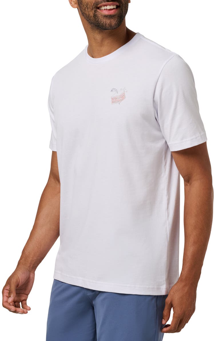 TravisMathew Founding Member Graphic T-Shirt, Alternate, color, White