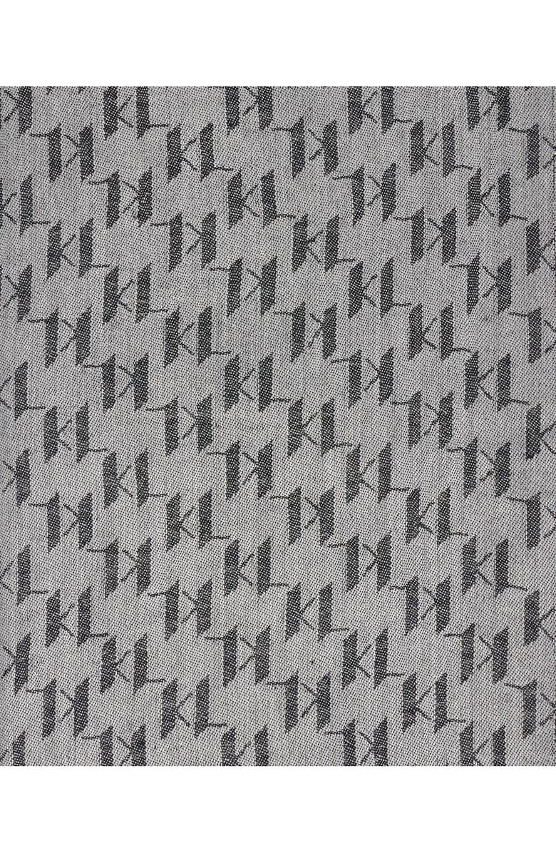 KARL LAGERFELD PARIS Logo Pashmina, Alternate, color, Black