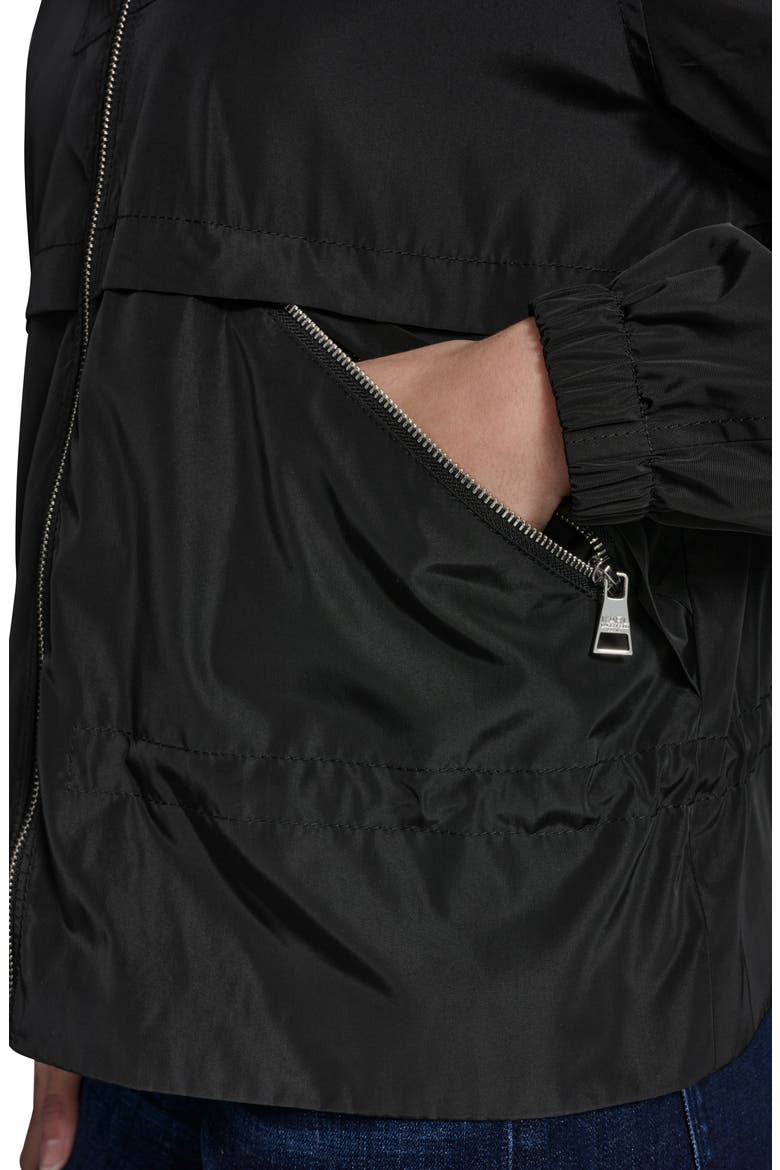 Hooded Windbreaker, Alternate, color, BLACK