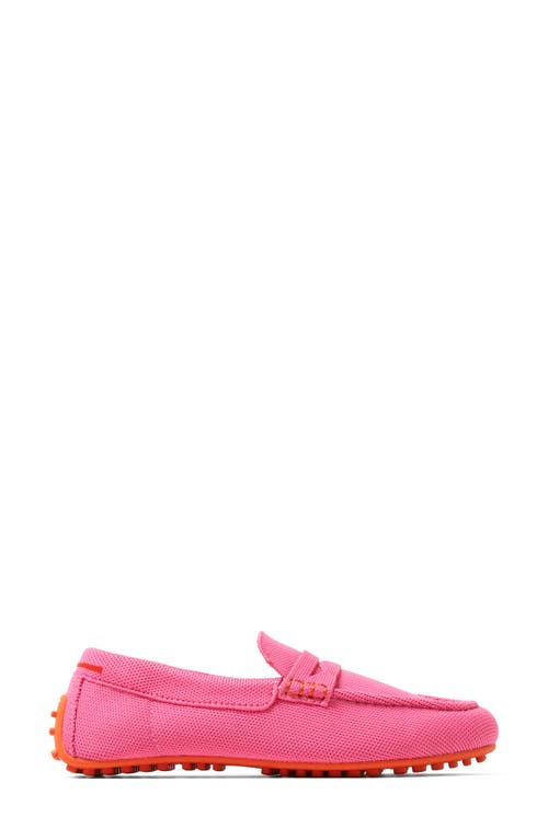 Dearfoams Hazel Stretch Knit Driving Loafer Slipper In Azalea Pink