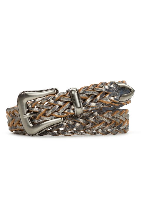 Townsend Braided Metal Tipped Belt