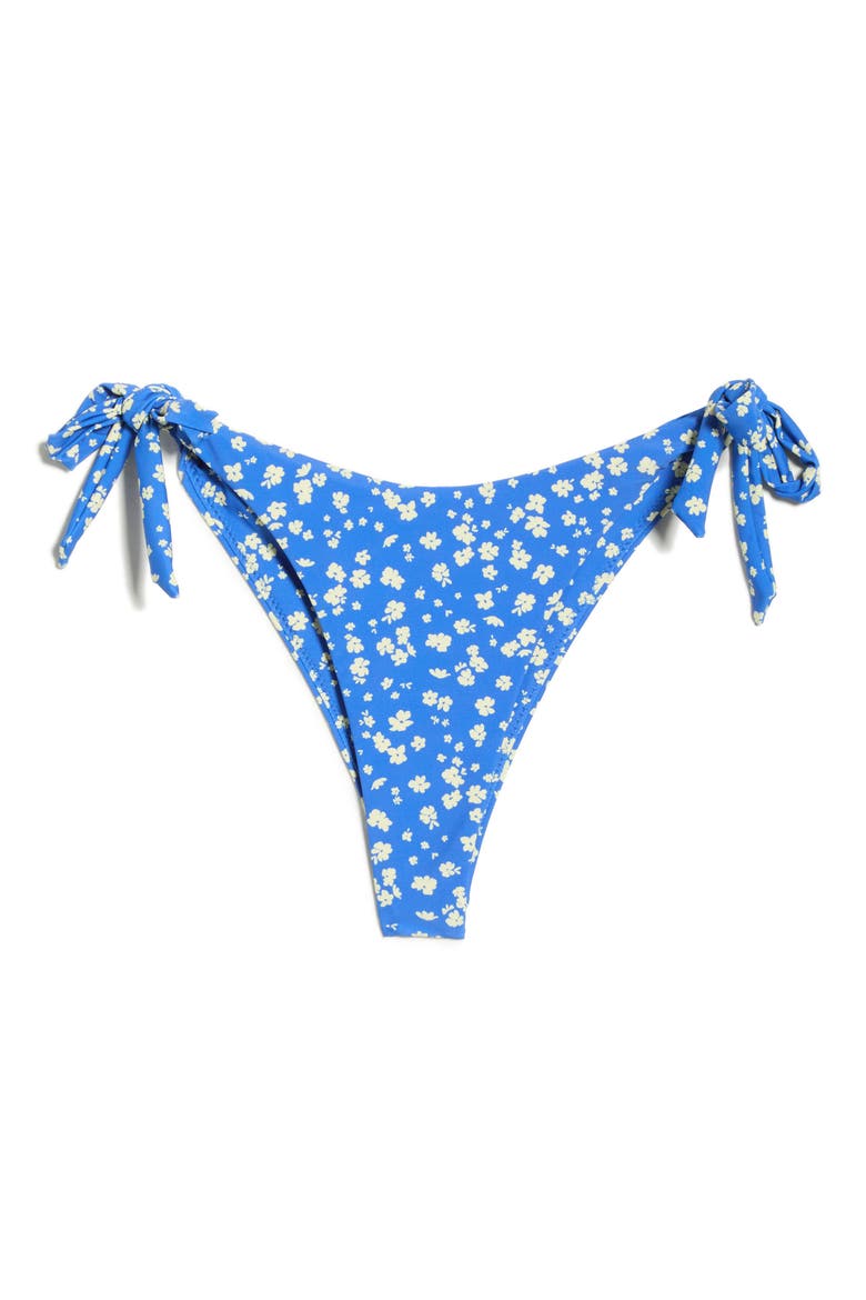 Surf Side Tie Side Bikini Bottoms, Alternate, color, BLUE