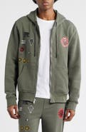 RtA Floyd Military Patch Zip Hoodie