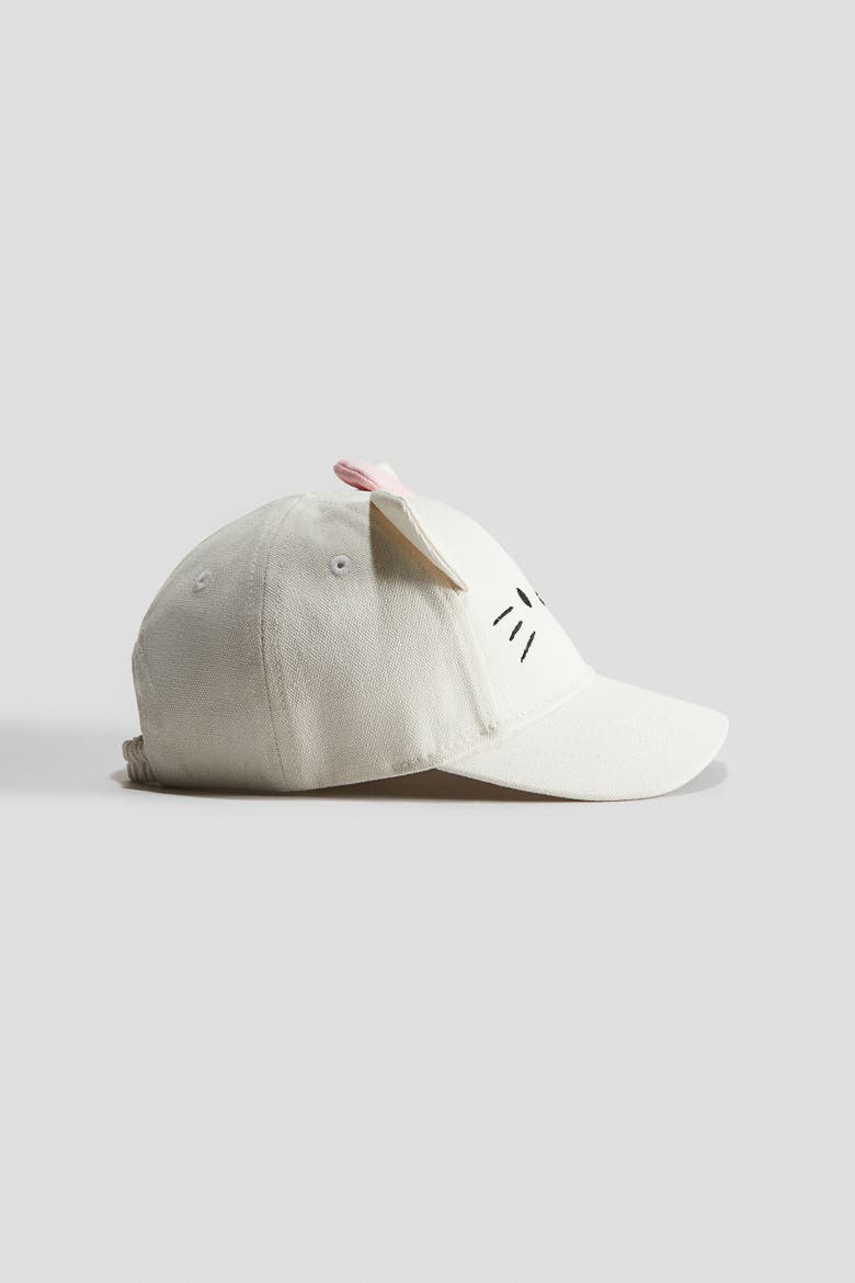 Cotton Cap, Alternate, color, Cream/Hello Kitty