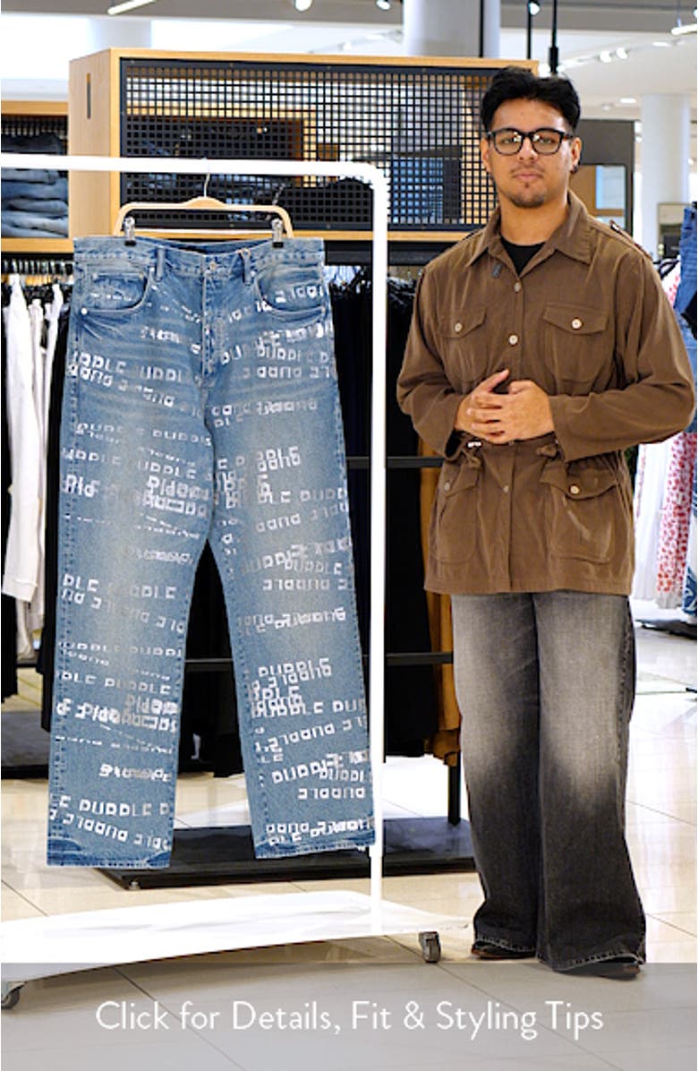 Foiled Logo Jeans, sales video thumbnail