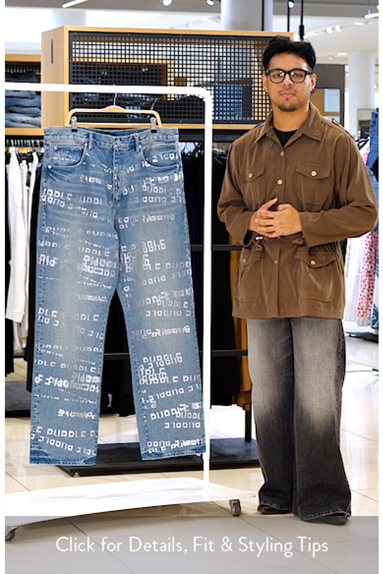 Foiled Logo Jeans video