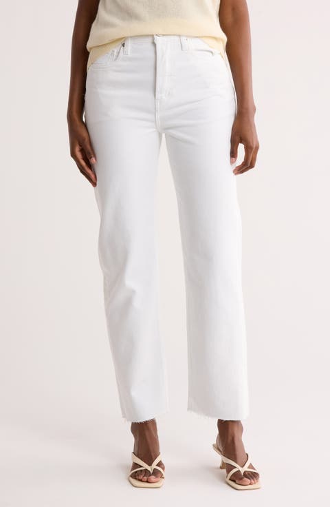 Tyler Raw Hem Straight Leg Jeans