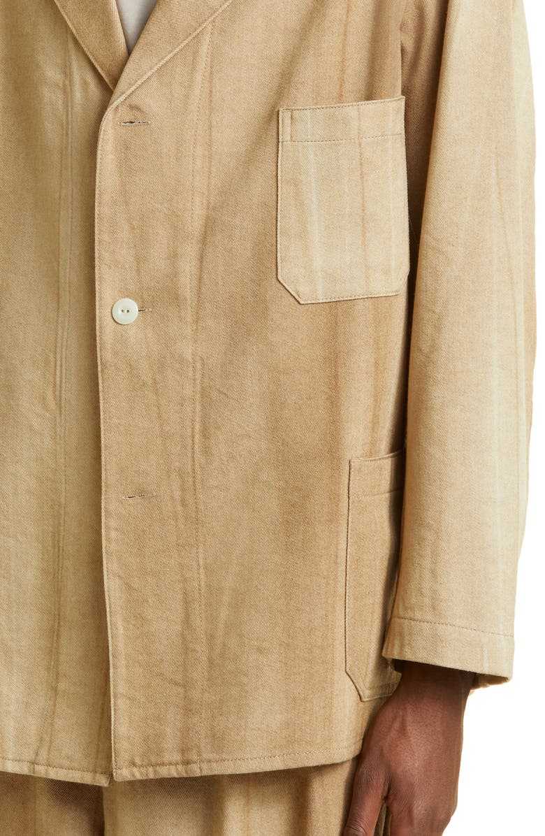 BEAMS 3B Work Madra Dye Wool Blend Jacket, Alternate, color, 