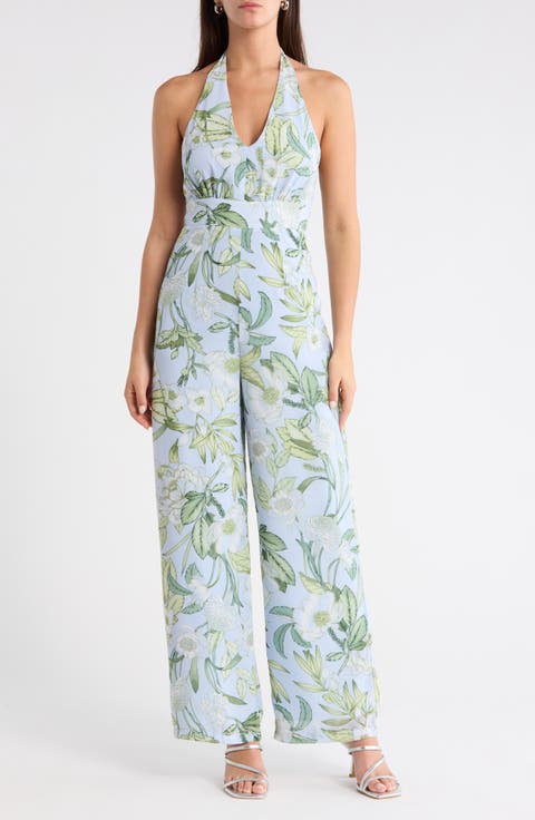 Serenade Bloom Halter Jumpsuit