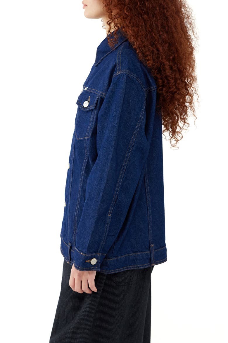 Western Denim Jacket, Alternate, color, RINSE DENIM