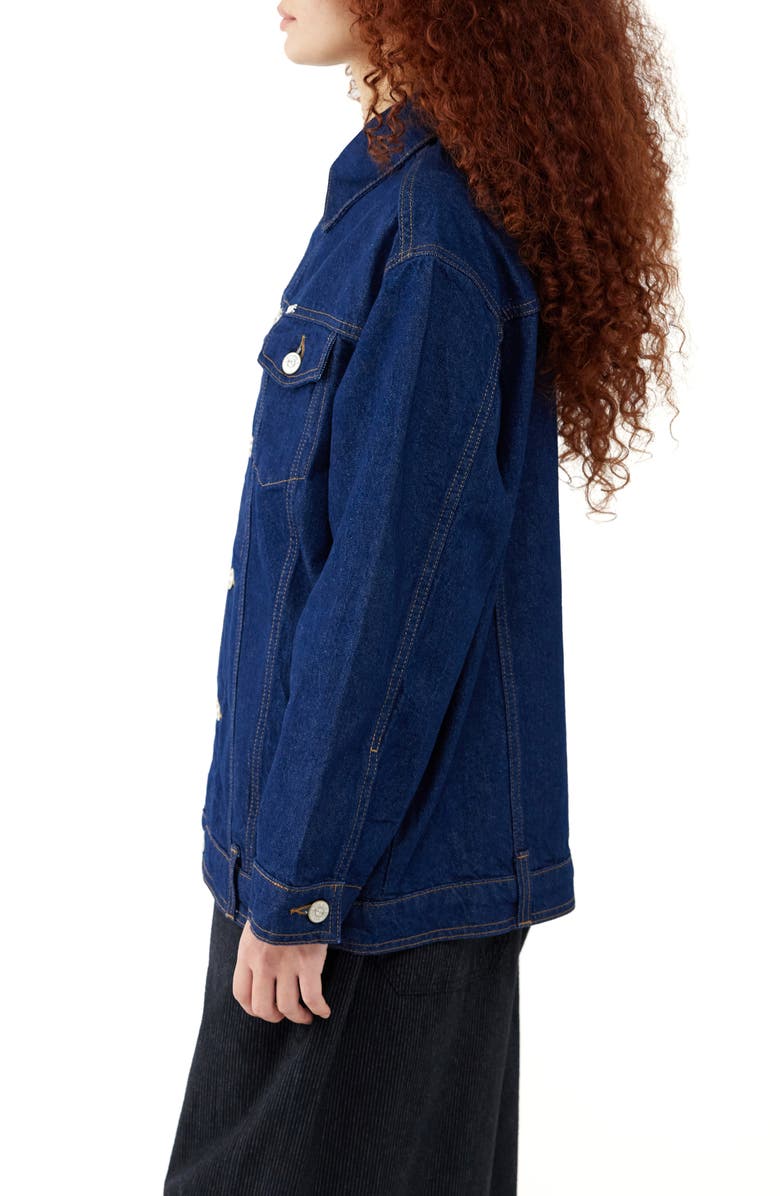 BDG Urban Outfitters Western Denim Jacket, Alternate, color, Rinse Denim